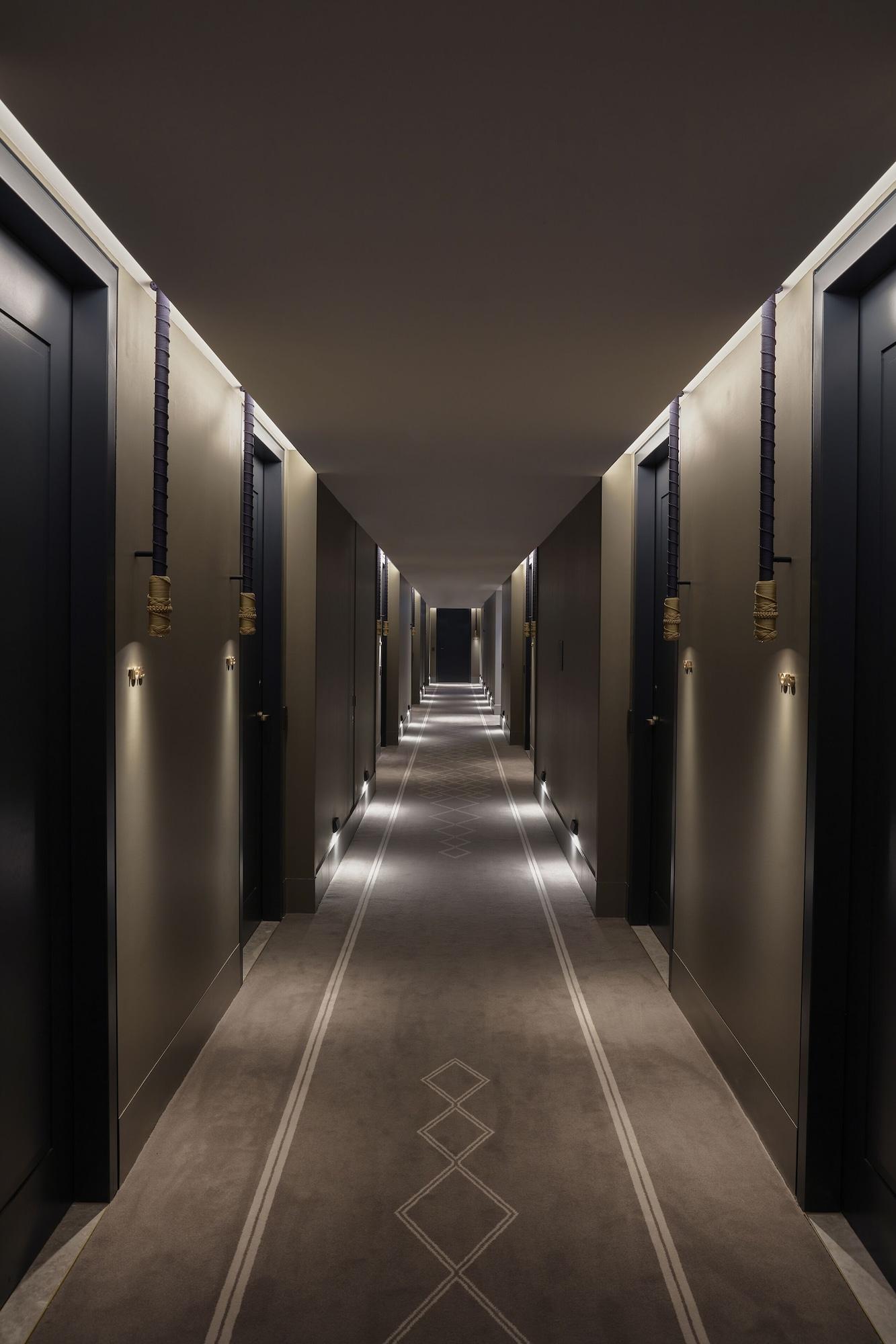 ฮิลตัน เมลเบิร์น ลิตเติล ควีน สตรีท Hotel ภายนอก รูปภาพ A corridor at the hotel