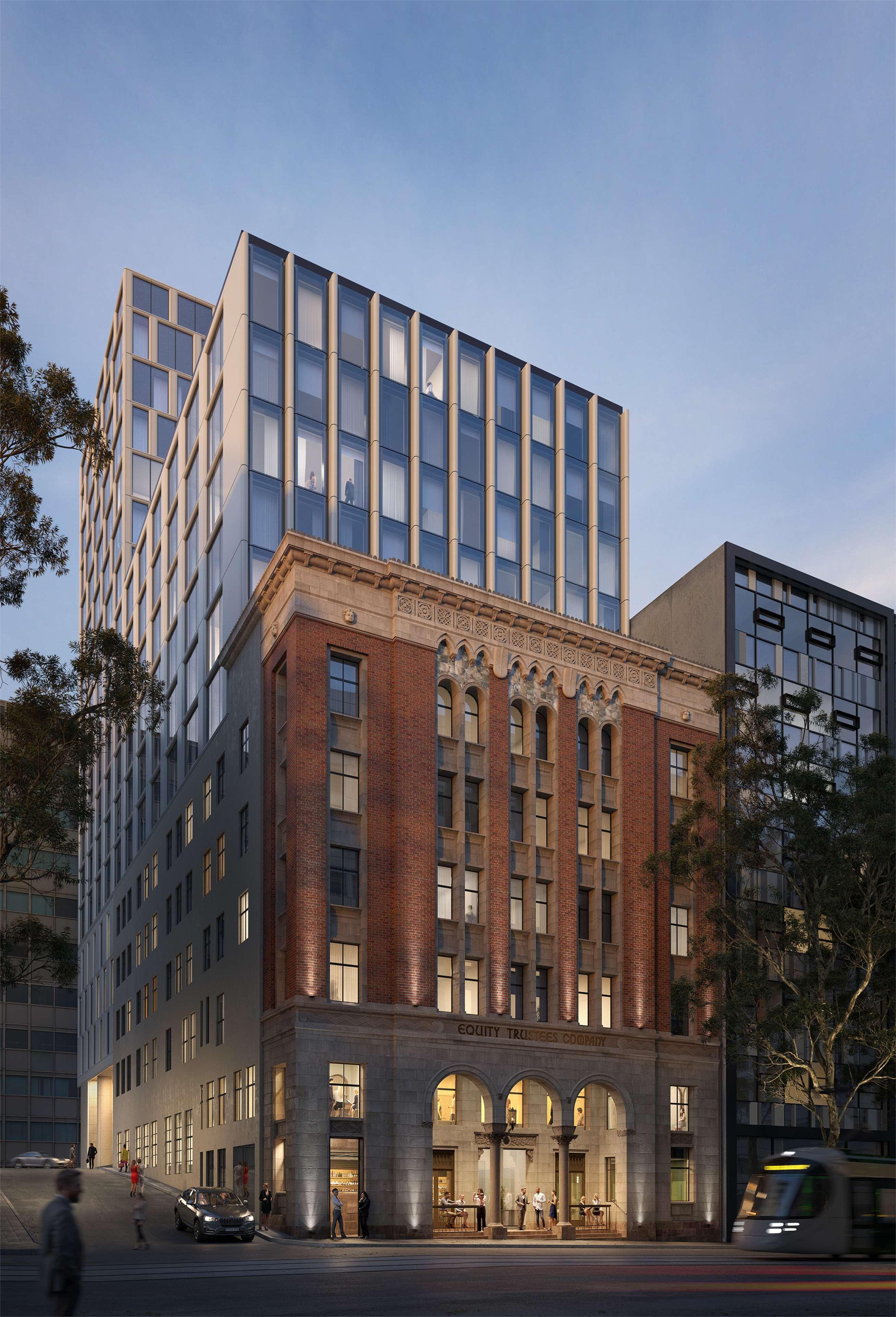 ฮิลตัน เมลเบิร์น ลิตเติล ควีน สตรีท Hotel ภายนอก รูปภาพ The proposed hotel