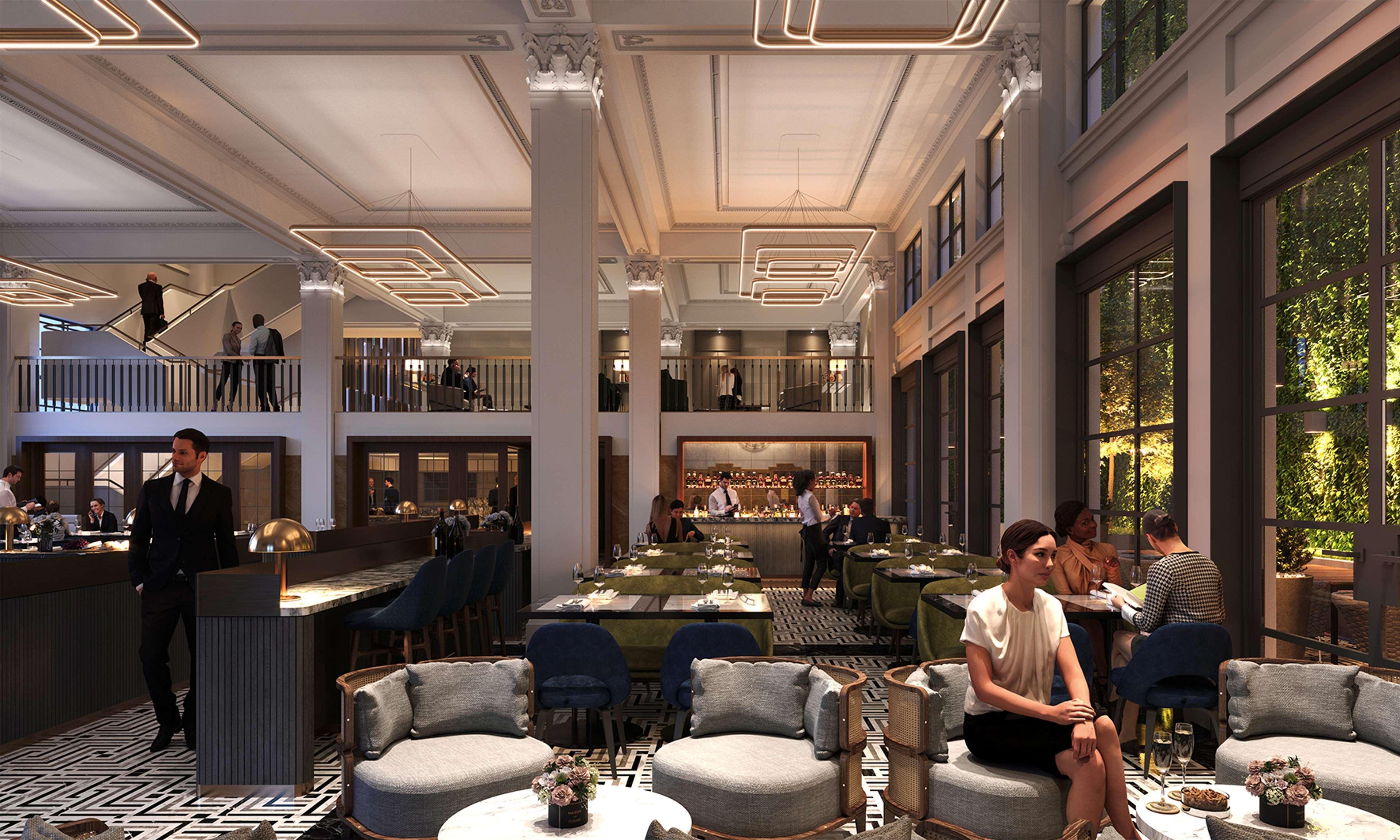 ฮิลตัน เมลเบิร์น ลิตเติล ควีน สตรีท Hotel ภายนอก รูปภาพ The interior of the restaurant