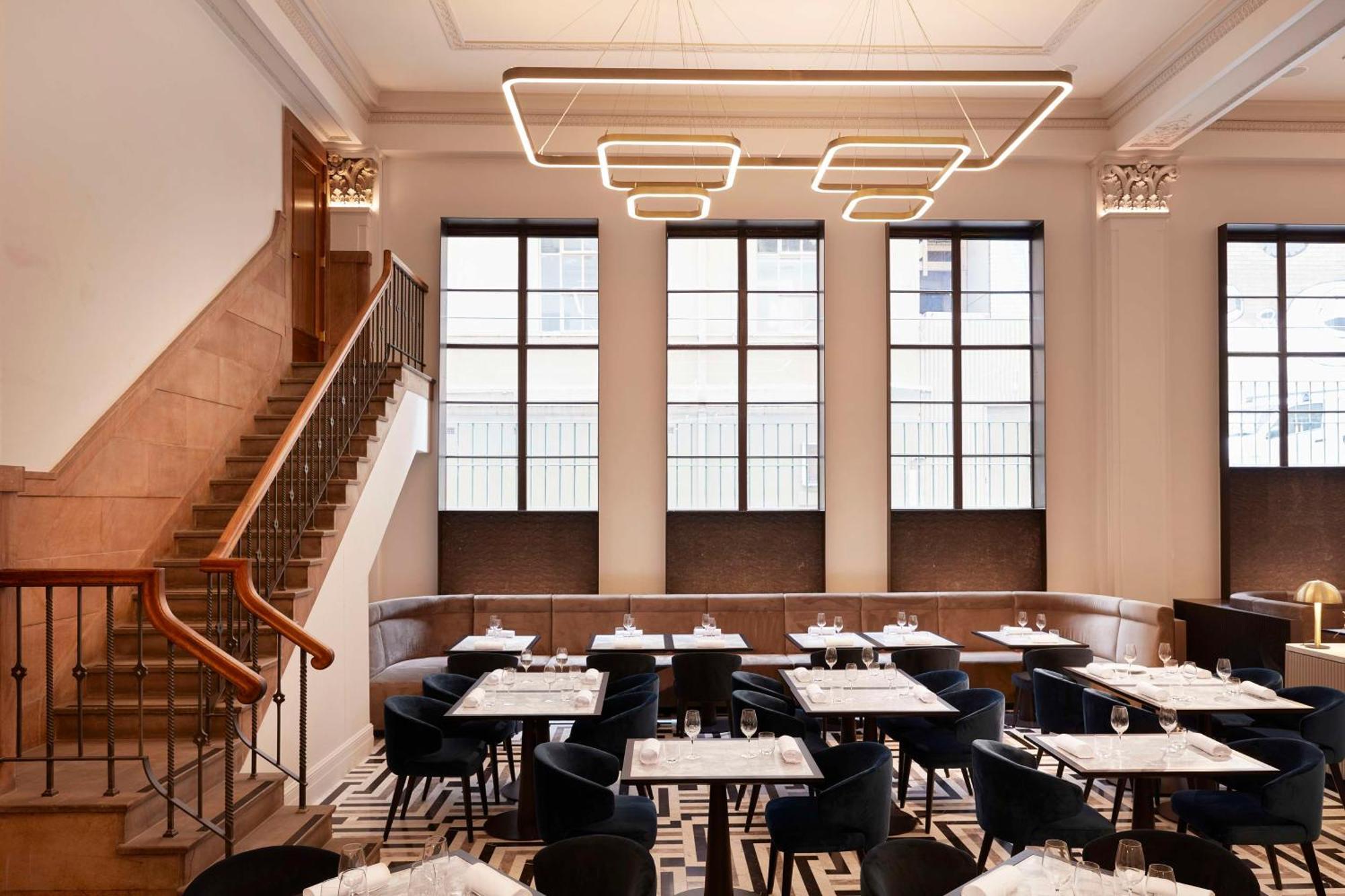 ฮิลตัน เมลเบิร์น ลิตเติล ควีน สตรีท Hotel ภายนอก รูปภาพ The interior of the restaurant