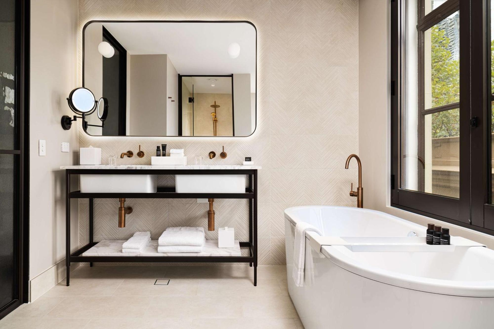 ฮิลตัน เมลเบิร์น ลิตเติล ควีน สตรีท Hotel ภายนอก รูปภาพ Bathroom