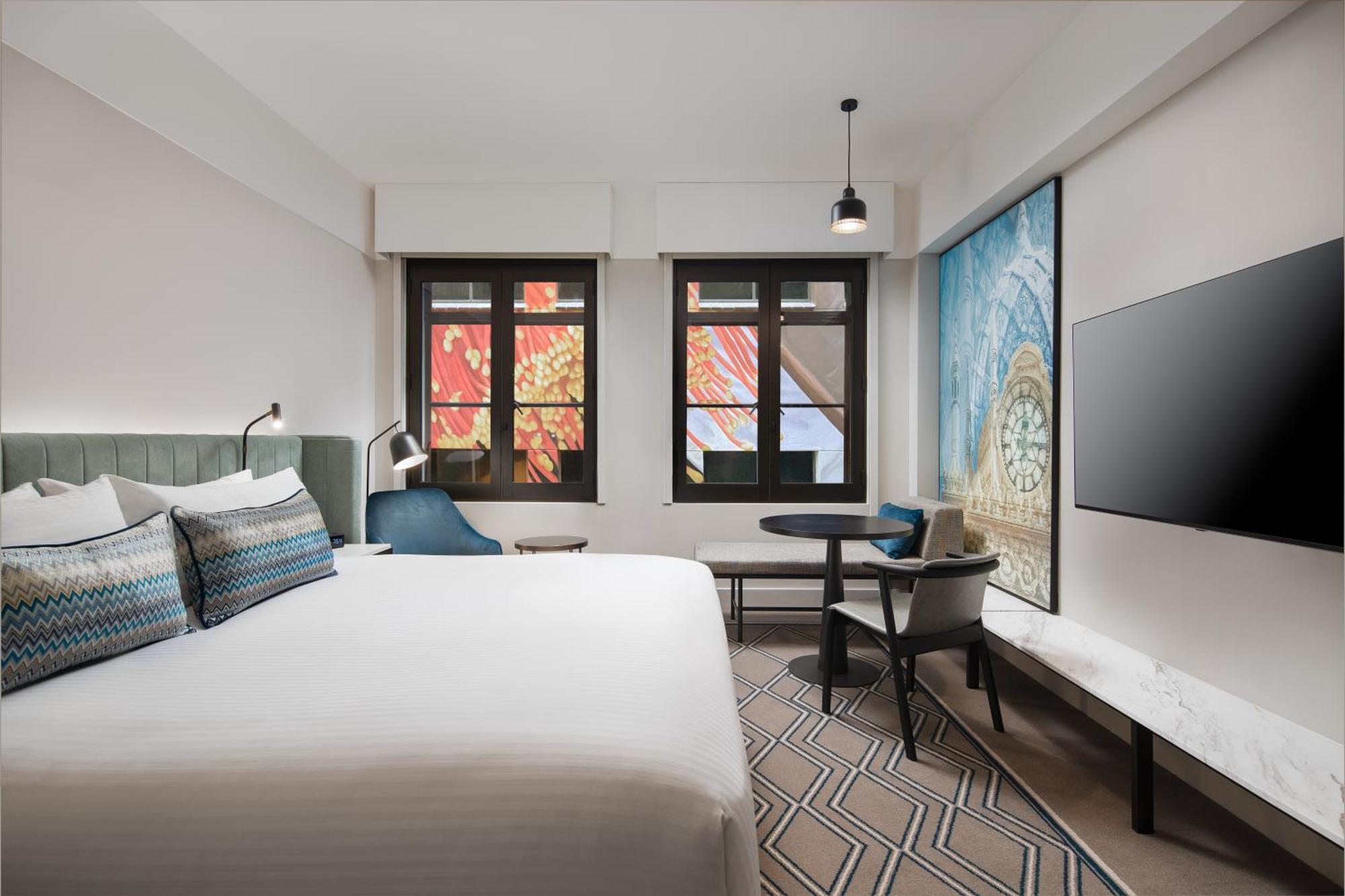 ฮิลตัน เมลเบิร์น ลิตเติล ควีน สตรีท Hotel ภายนอก รูปภาพ A room at the hotel