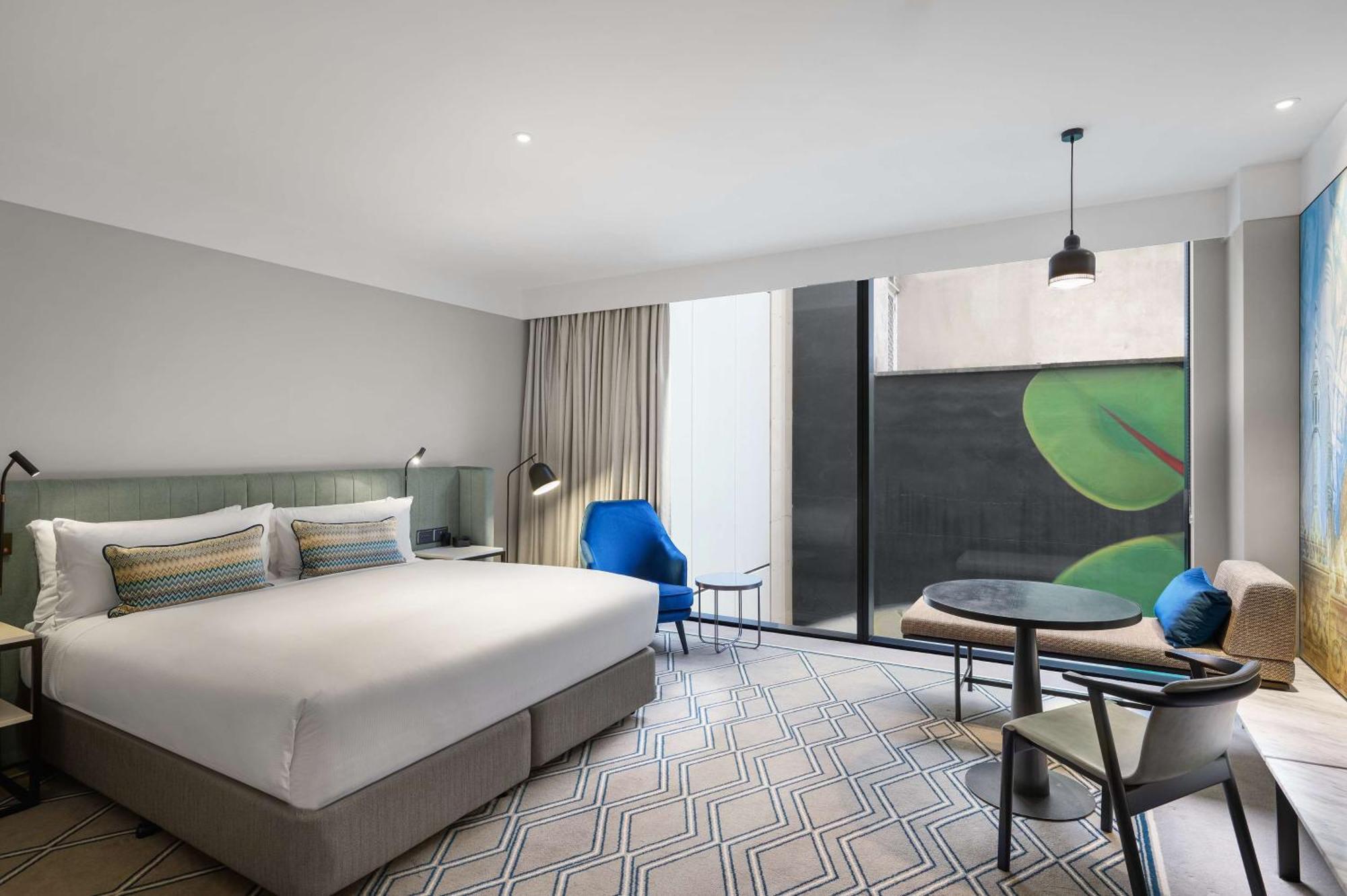 ฮิลตัน เมลเบิร์น ลิตเติล ควีน สตรีท Hotel ภายนอก รูปภาพ A room at the hotel