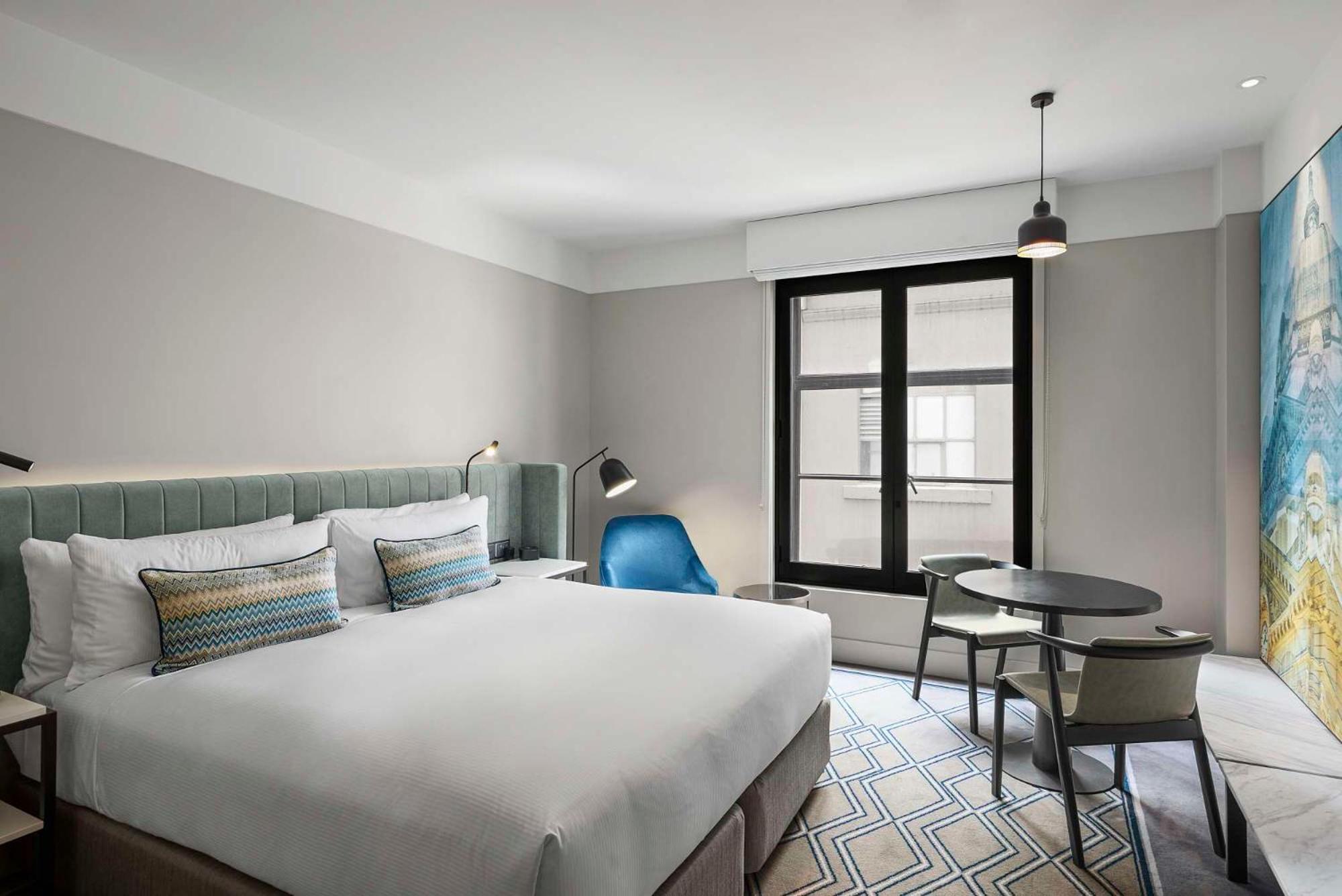 ฮิลตัน เมลเบิร์น ลิตเติล ควีน สตรีท Hotel ภายนอก รูปภาพ A room at the hotel
